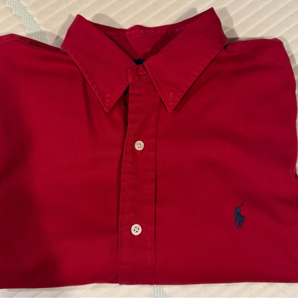 Polo by Ralph Lauren Men's Crimson Shirt